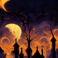 black halloween backdrop for photography halloween town