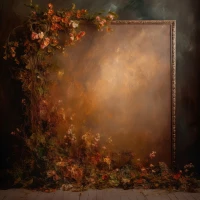 orange , brown backdrop for photography autumn frame