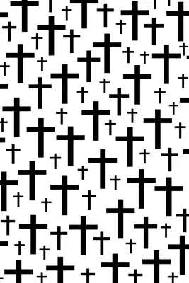 White Pattern Photography Backdrop photo of Crosses 2 Photography Backdrop