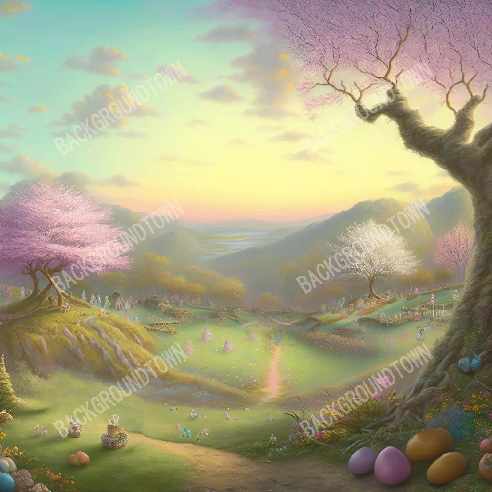 photo of Easter Valley Photography Backdrop