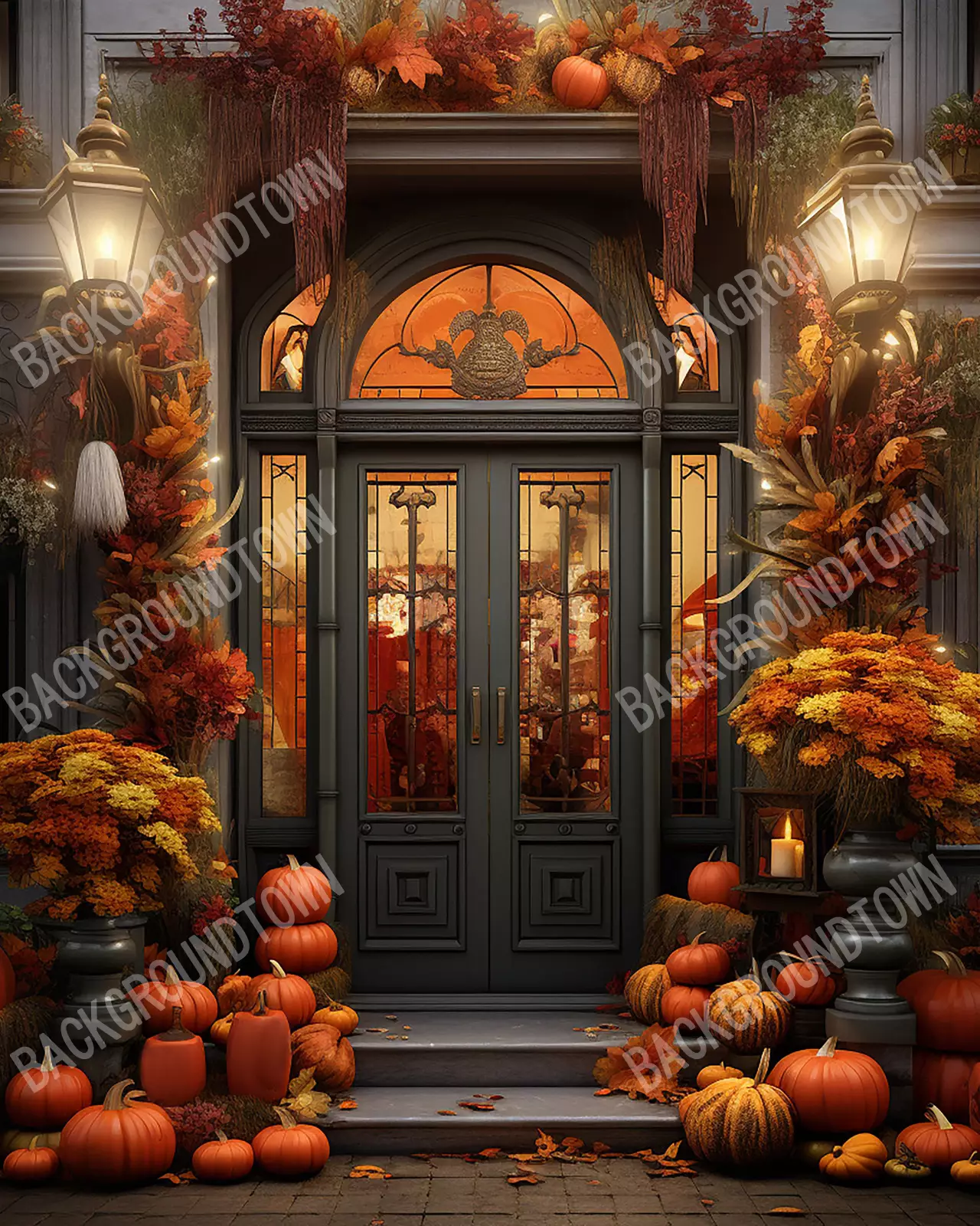 photo of Autumn Store Front 1 Photography Backdrop