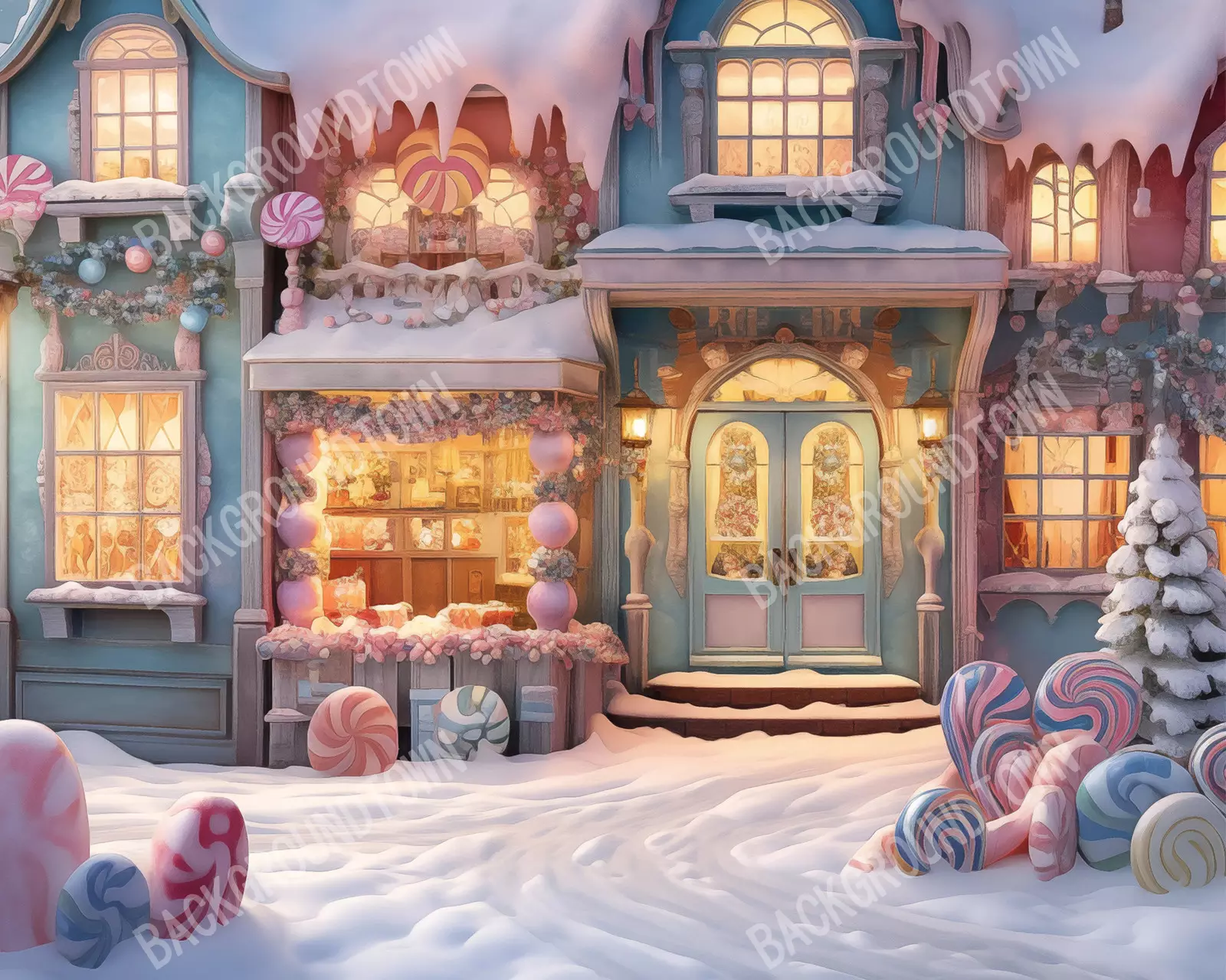 photo of Candy Town 2 Photography Backdrop